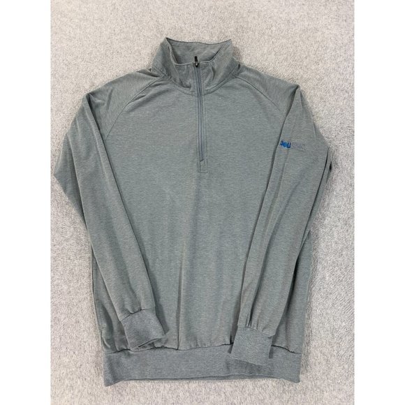 Travis Mathew Half Zip Pullover Shirt Top (Men's Small) Gray‎ - Picture 1 of 9
